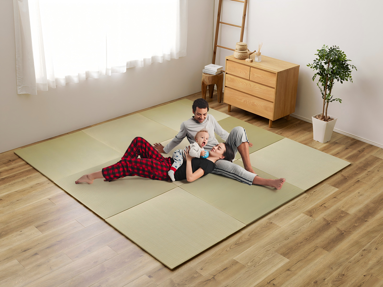 Amazon.com: HAGiHARA Japanese Tatami Mat, Patchwork Tatami Floor